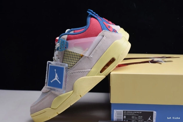 1st Kicks Shoes Retro 4 Ice Union Jordan Air Guava DC9533-800 0724